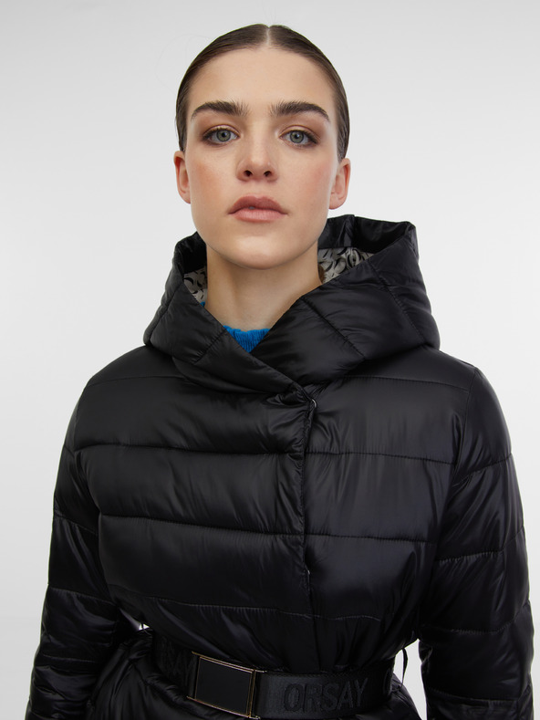 Orsay Čierna dámska prešívaná bunda ORSAY