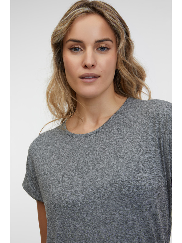 Sam 73 Šedé dámske pruhované tričko SAM 73 Juliana