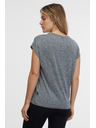 Sam 73 Šedé dámske pruhované tričko SAM 73 Juliana