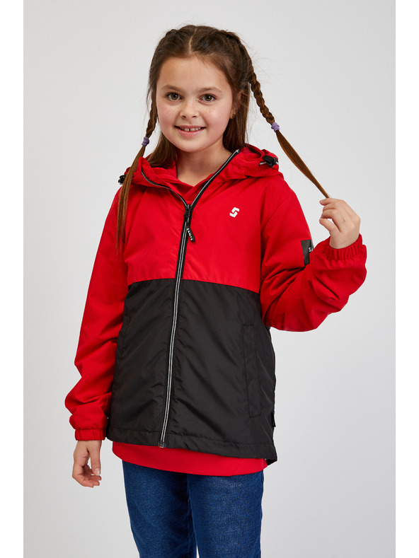 Sam 73 Čierno-červená detská bunda SAM73 Apus