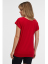 Sam 73 Červené dámske tričko SAM 73 Cleopatra