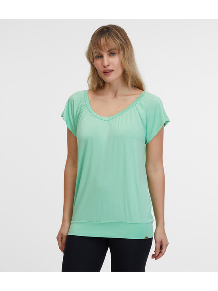 Sam 73 Svetlozelené dámske tričko SAM 73 Cleopatra