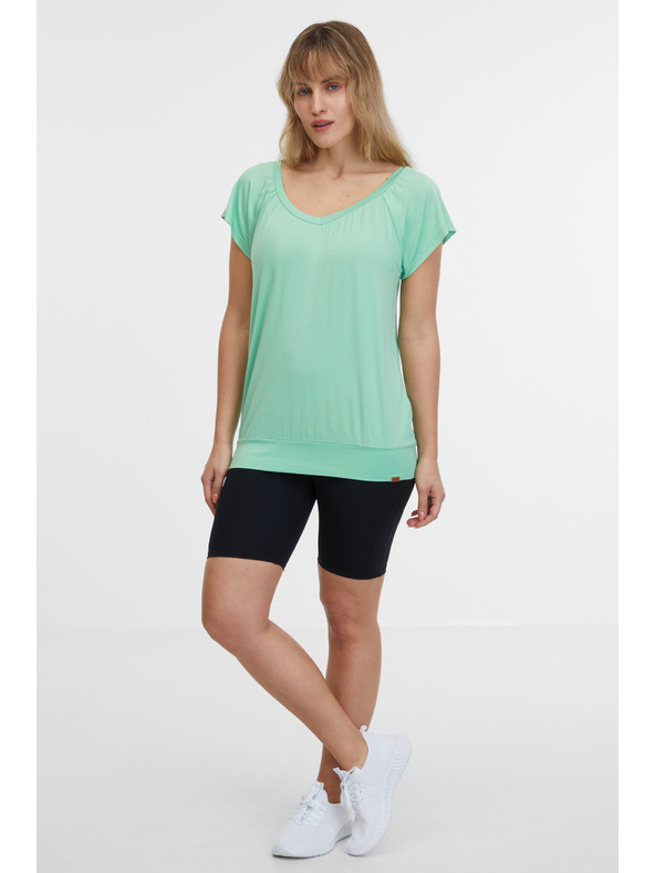 Sam 73 Svetlozelené dámske tričko SAM 73 Cleopatra