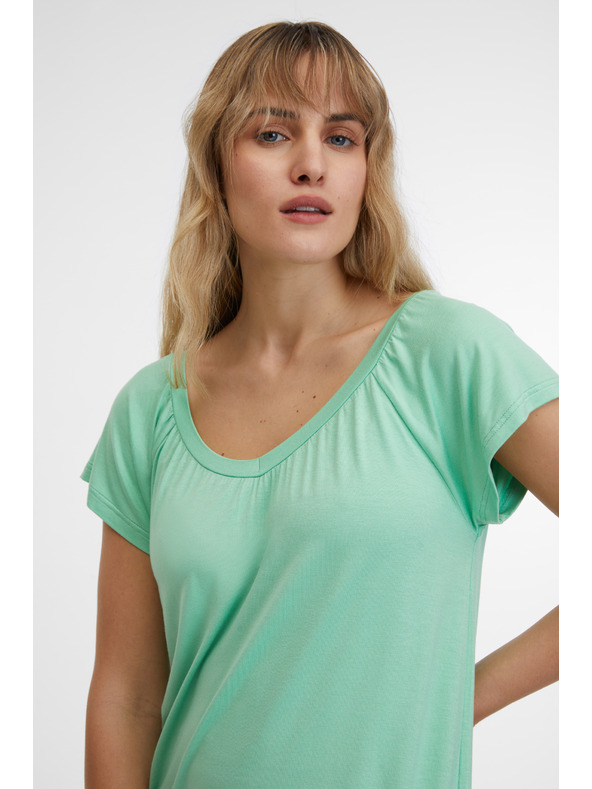 Sam 73 Svetlozelené dámske tričko SAM 73 Cleopatra