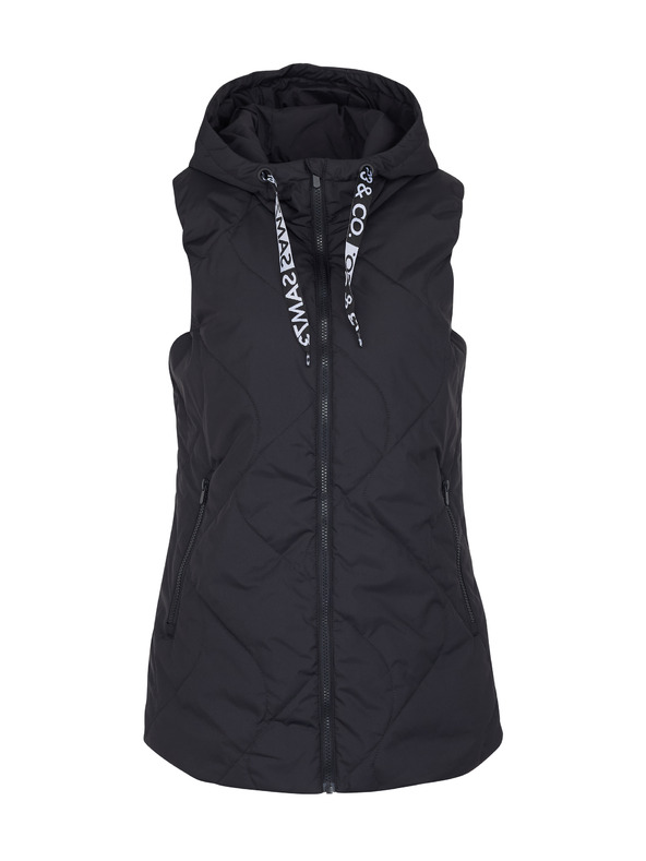 Sam 73 Čierna dámska prešívaná vesta SAM 73 Aida