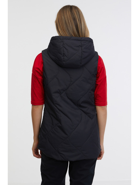 Sam 73 Čierna dámska prešívaná vesta SAM 73 Aida