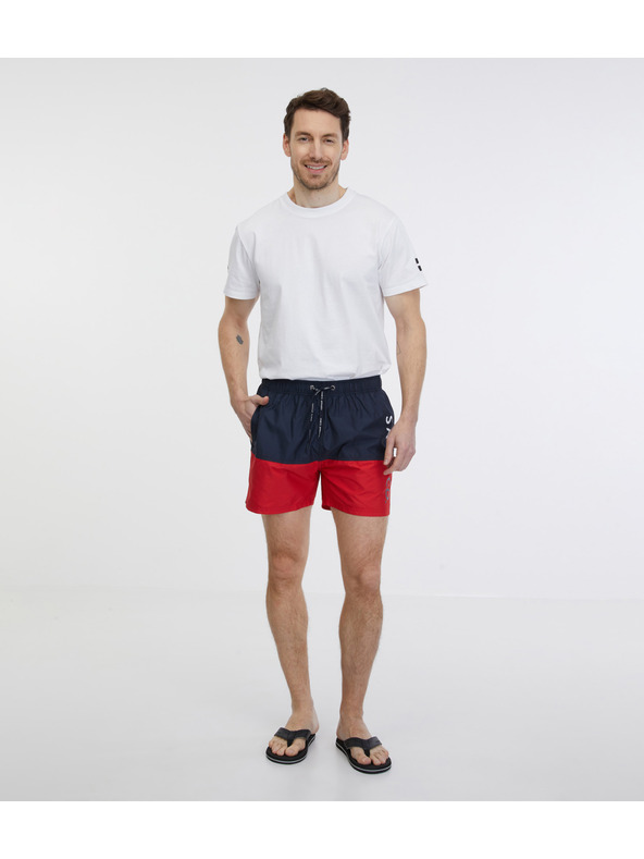 Sam 73 Červeno-modré pánske plavky SAM 73 Eduardo