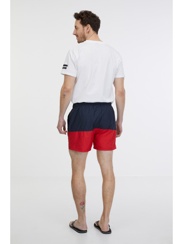 Sam 73 Červeno-modré pánske plavky SAM 73 Eduardo