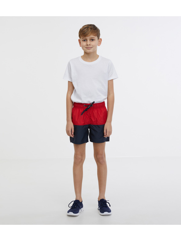 Sam 73 Čierno-červené chlapčenské plavky SAM 73 Yoda