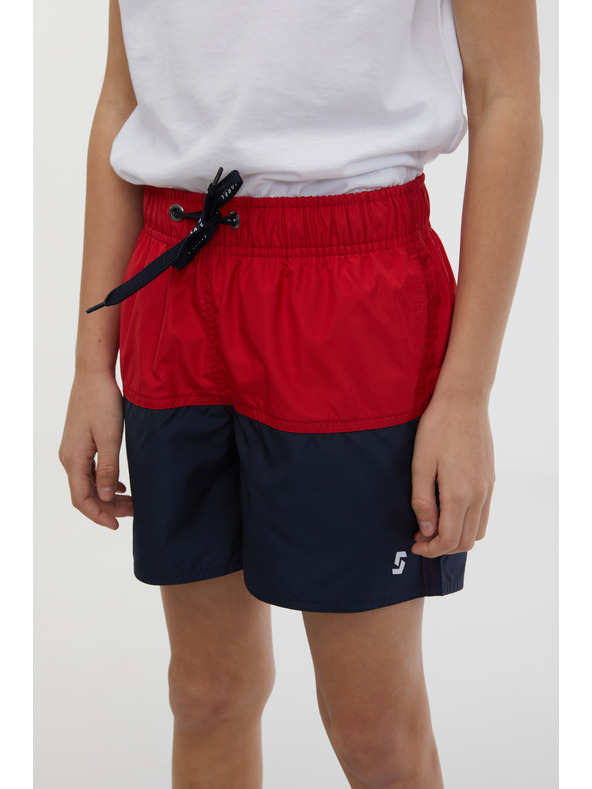 Sam 73 Čierno-červené chlapčenské plavky SAM 73 Yoda