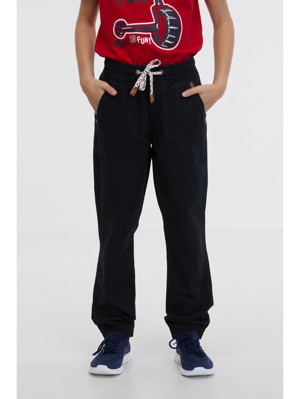 Sam 73 Čierne detské tepláky SAM 73 Milo