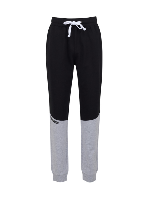 Sam 73 Šedo-čierne pánske tepláky SAM 73 Jorge