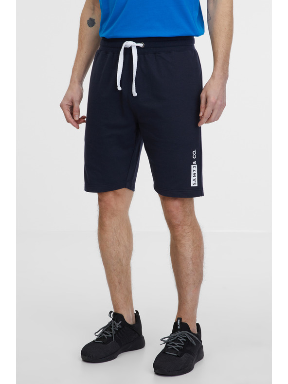 Sam 73 Tmavomodré pánske tepláky SAM 73 Juan