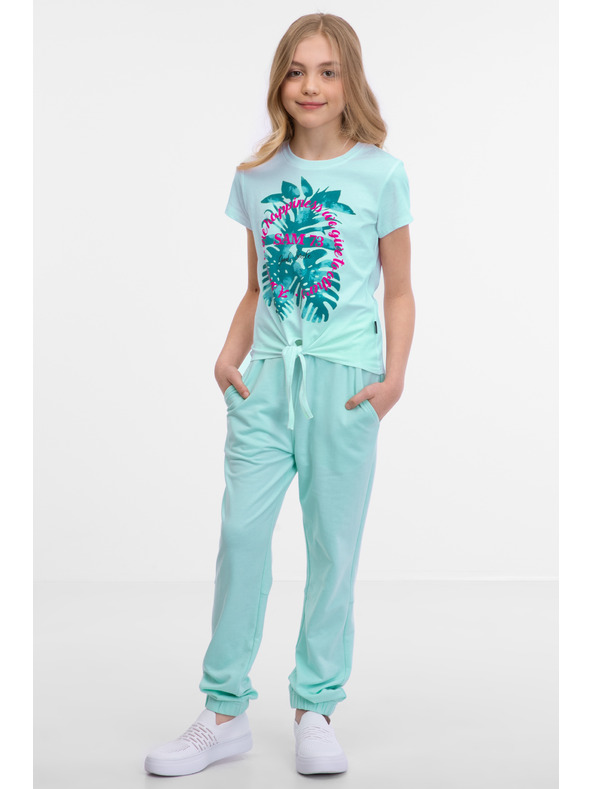 Sam 73 Dievčenské tričko v mätovej farbe SAM 73 Kiara