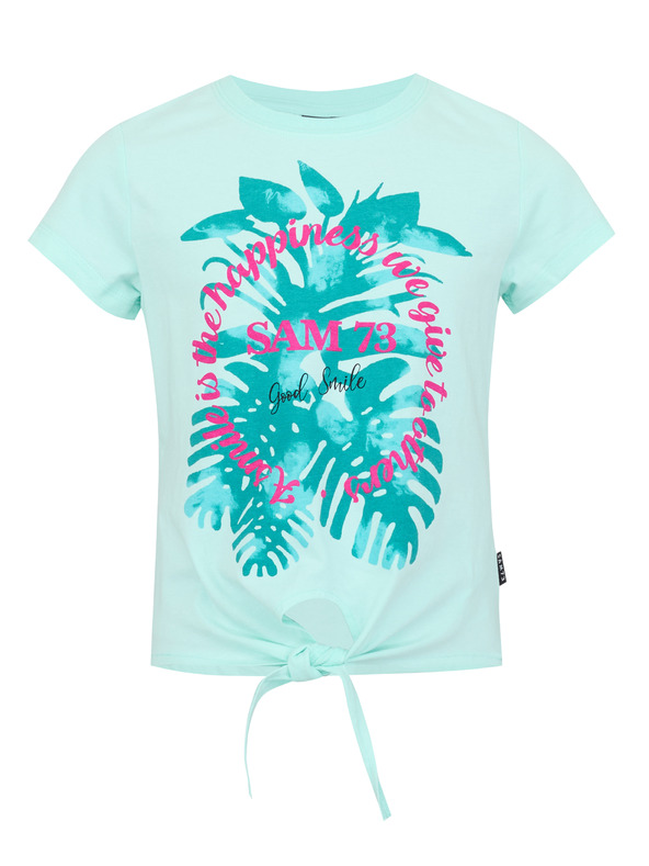 Sam 73 Dievčenské tričko v mätovej farbe SAM 73 Kiara