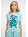 Sam 73 Dievčenské tričko v mätovej farbe SAM 73 Kiara