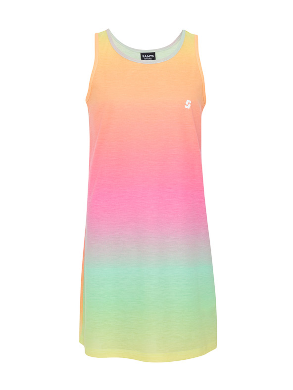 Sam 73 Zeleno-ružové dievčenské šaty SAM 73 Sarabi