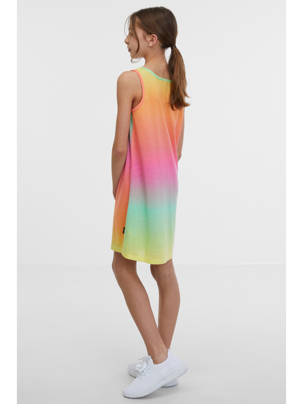 Sam 73 Zeleno-ružové dievčenské šaty SAM 73 Sarabi