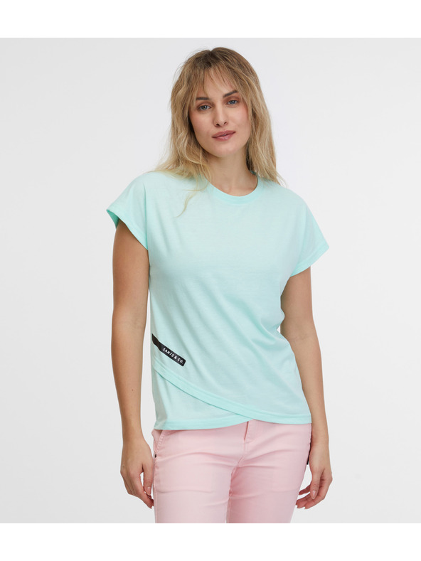 Sam 73 Tyrkysové dámske tričko SAM 73 Cristal