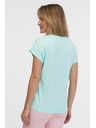 Sam 73 Tyrkysové dámske tričko SAM 73 Cristal