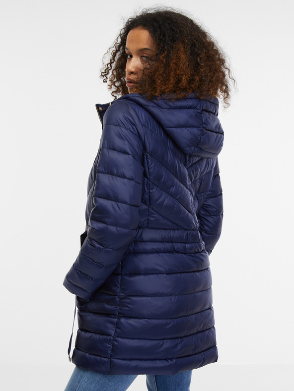 Orsay Modrý dámsky kabát ORSAY