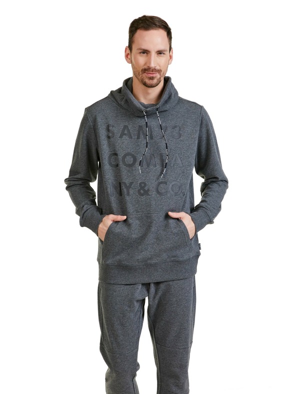 Sam 73 Tmavosivá pánska mikina SAM 73 Darrell