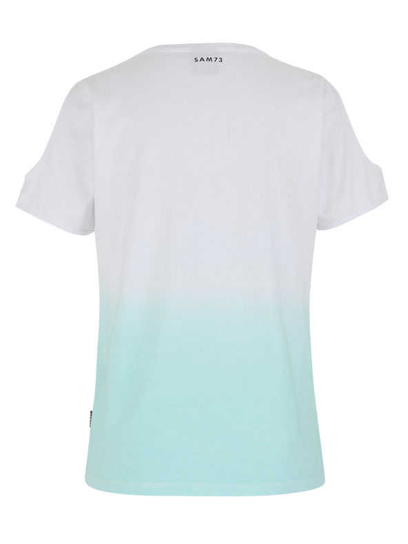 Sam 73 Modro-biele dámske tričko SAM 73 Dolores