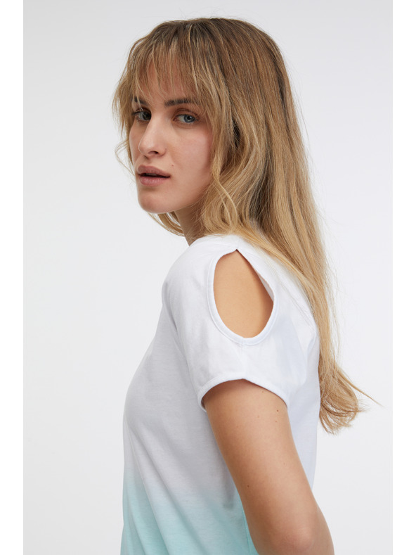 Sam 73 Modro-biele dámske tričko SAM 73 Dolores