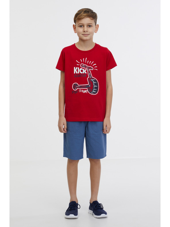 Sam 73 Červené chlapčenské tričko SAM 73 Bluto
