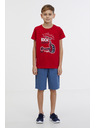 Sam 73 Červené chlapčenské tričko SAM 73 Bluto
