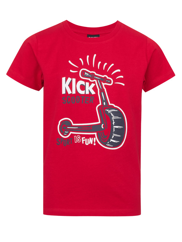 Sam 73 Červené chlapčenské tričko SAM 73 Bluto