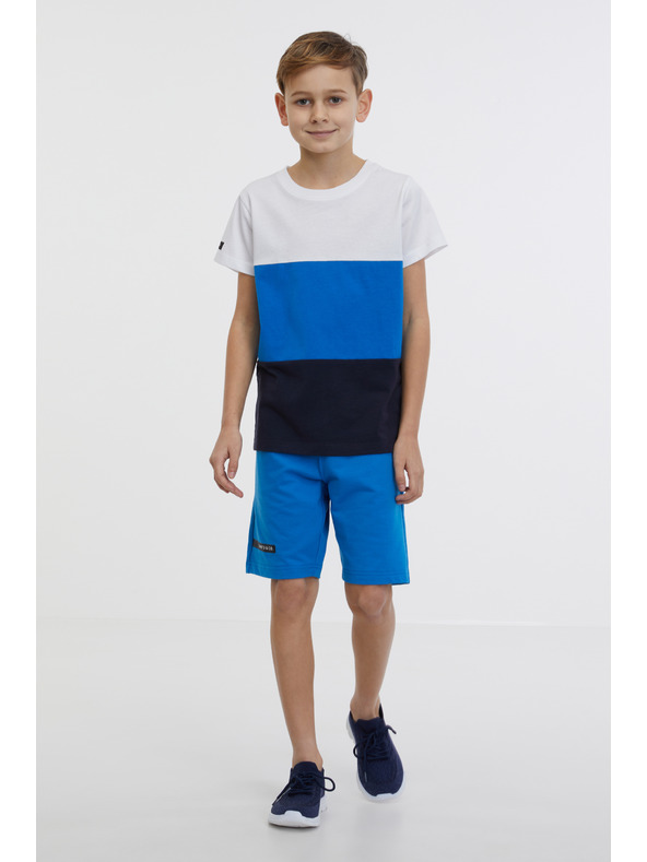 Sam 73 Modro-biele chlapčenské tričko SAM 73 Jabba