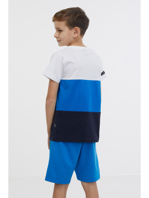 Sam 73 Modro-biele chlapčenské tričko SAM 73 Jabba