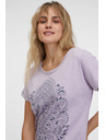 Sam 73 Svetlofialové dámske tričko SAM 73 Nazarena