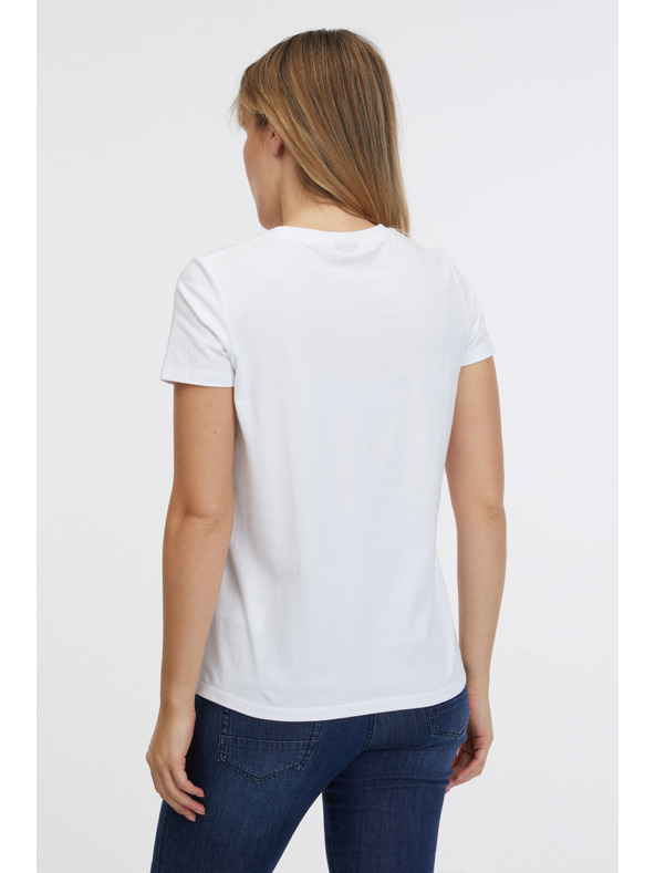 Sam 73 Biele dámske tričko SAM 73 Marianela