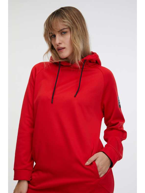 Sam 73 Červená dámska mikina s dlhým rukávom SAM 73 Thalia