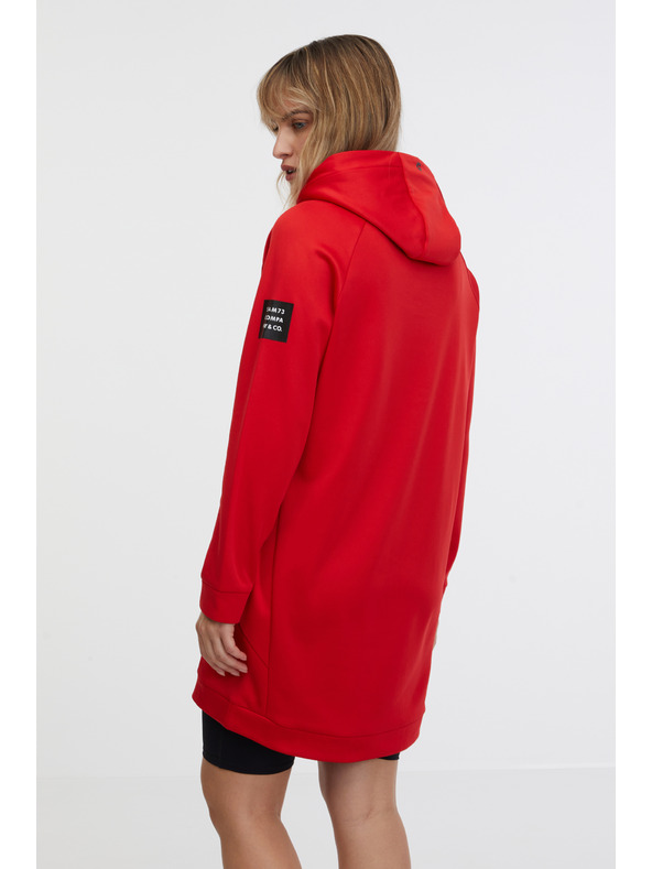 Sam 73 Červená dámska mikina s dlhým rukávom SAM 73 Thalia