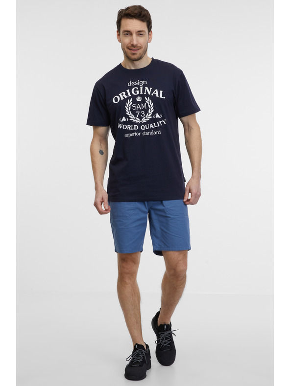 Sam 73 Tmavomodré pánske tričko SAM 73 Maverick