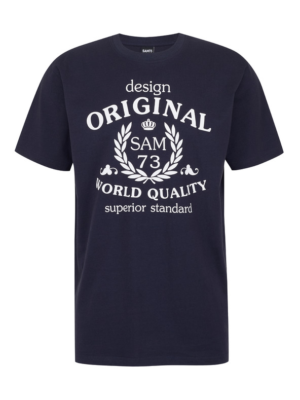 Sam 73 Tmavomodré pánske tričko SAM 73 Maverick