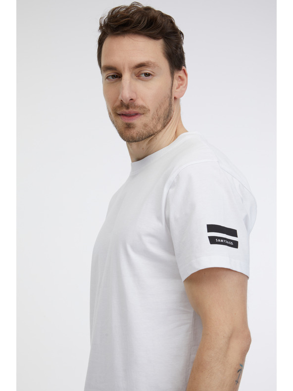 Sam 73 Biela pánska polokošeľa SAM 73 Joey