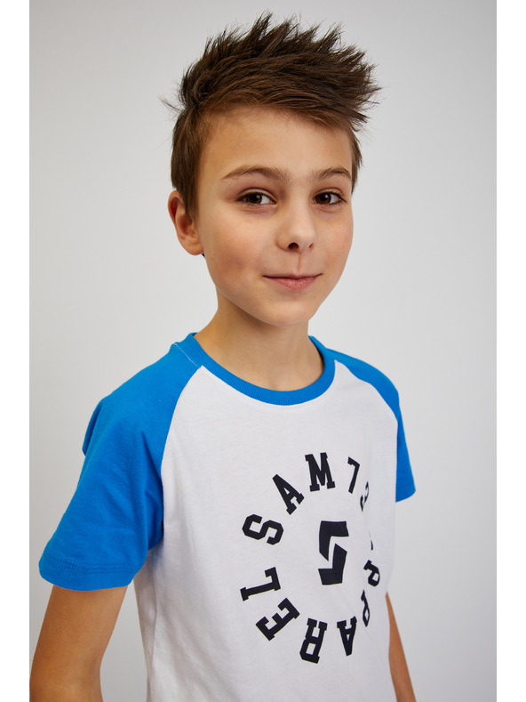 Sam 73 Biele chlapčenské tričko SAM 73 Richard