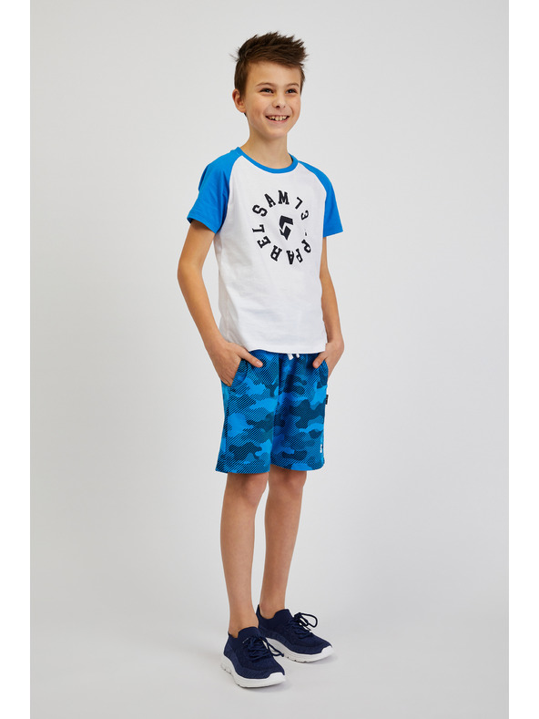 Sam 73 Biele chlapčenské tričko SAM 73 Richard