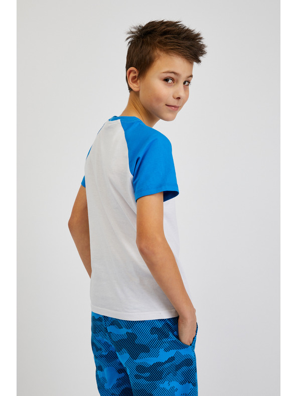 Sam 73 Biele chlapčenské tričko SAM 73 Richard