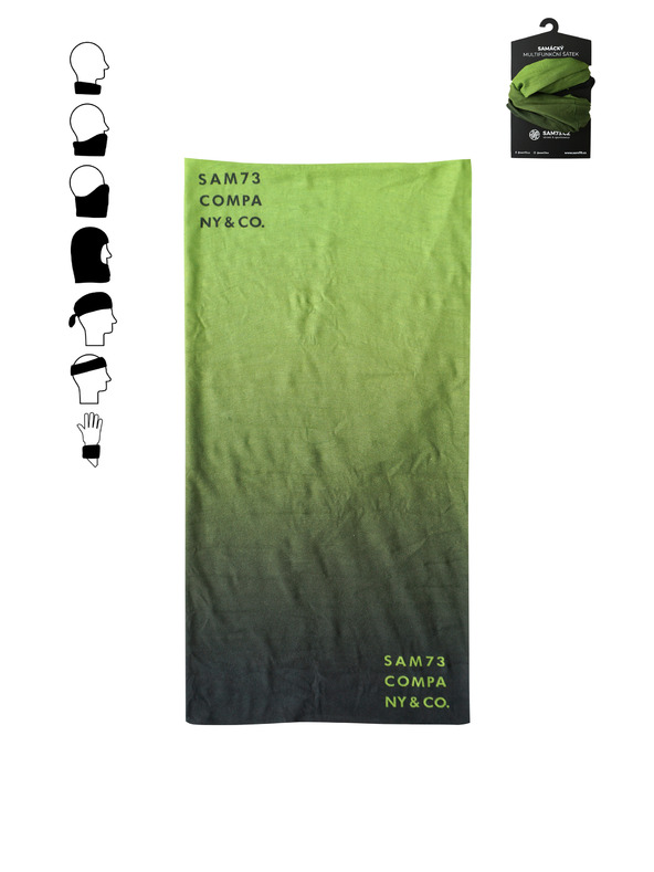 Sam 73 Zelená multifunkčná šatka SAM 73