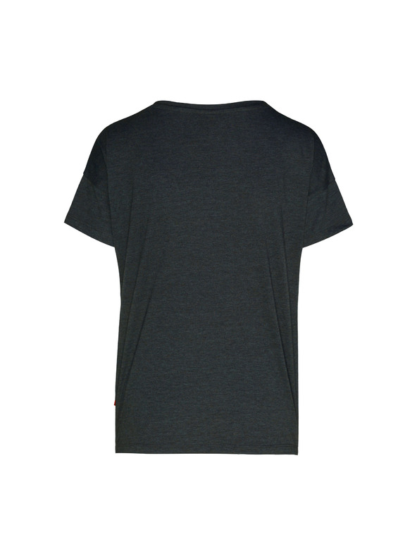 Sam 73 Tmavosivé dámske tričko s potlačou SAM 73