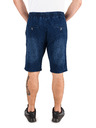Sam 73 Tmavomodré pánske džínsové šortky SAM 73
