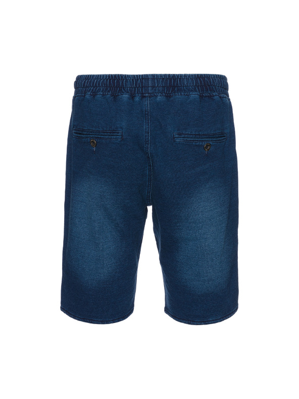 Sam 73 Tmavomodré pánske džínsové šortky SAM 73