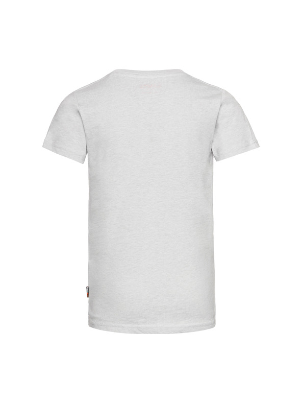 Sam 73 Svetlosivé chlapčenské tričko s potlačou SAM 73
