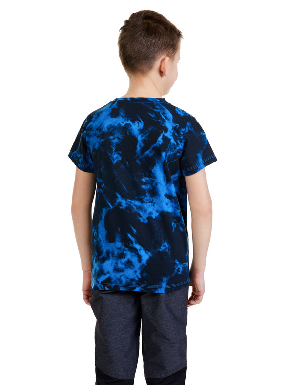 Sam 73 Tmavomodré chlapčenské vzorované tričko SAM 73 Sylvester