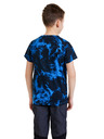 Sam 73 Tmavomodré chlapčenské vzorované tričko SAM 73 Sylvester
